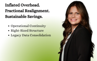 Imperial Success Series: Isabella highlights fixing inflated overhead via fractional realignment for sustainable savings.